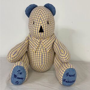 Ralph Lauren 10” Gingham Teddy Bear Plush